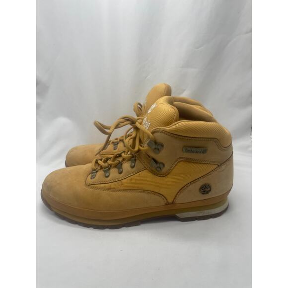 Timberland Men's Euro Hiker Boots Wheat 91566 Sz 15 - Picture 2 of 10
